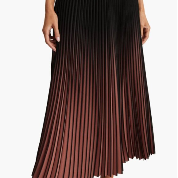 Reiss Marlie Ombré Pleated Skirt - Picture 3 of 6